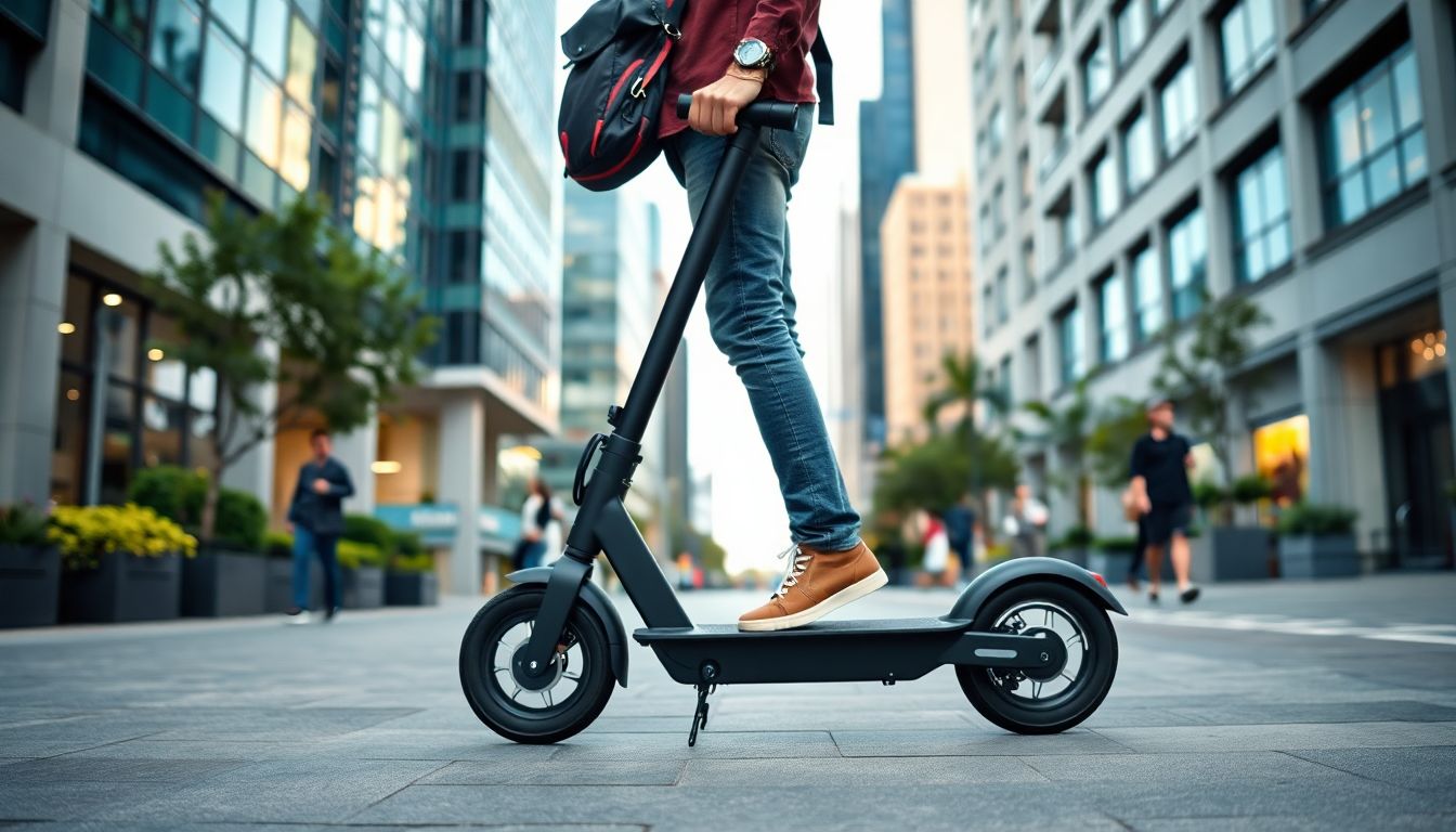 Scooter électrique pliable, l’option ultra-compacte qui transforme la mobilité urbaine